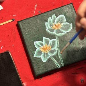 Painting Workshop + Latte / Hot Chocolate