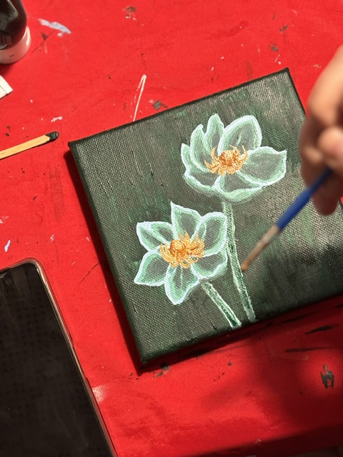 Painting Workshop + Latte / Hot Chocolate